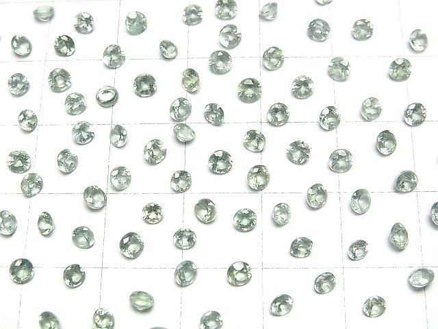 【動画】宝石質グリーンカイヤナイトAAA ルース ラウンドファセットカット3×3mm 10粒 サムネイル3