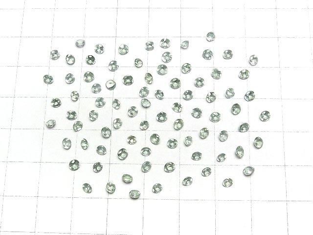 【動画】宝石質グリーンカイヤナイトAAA ルース ラウンドファセットカット3×3mm 10粒 サムネイル4