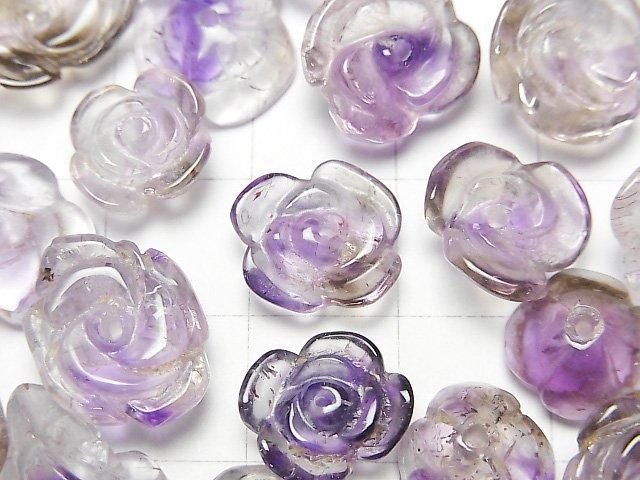 【動画】エレスチャルクォーツAA++ 薔薇モチーフ 中央穴 5個 サムネイル2