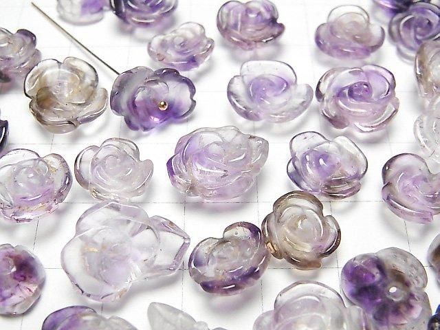 【動画】エレスチャルクォーツAA++ 薔薇モチーフ 中央穴 5個 サムネイル3