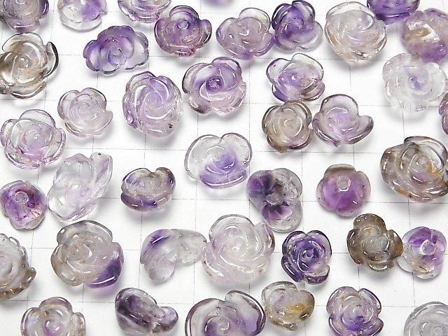【動画】エレスチャルクォーツAA++ 薔薇モチーフ 中央穴 5個 サムネイル4
