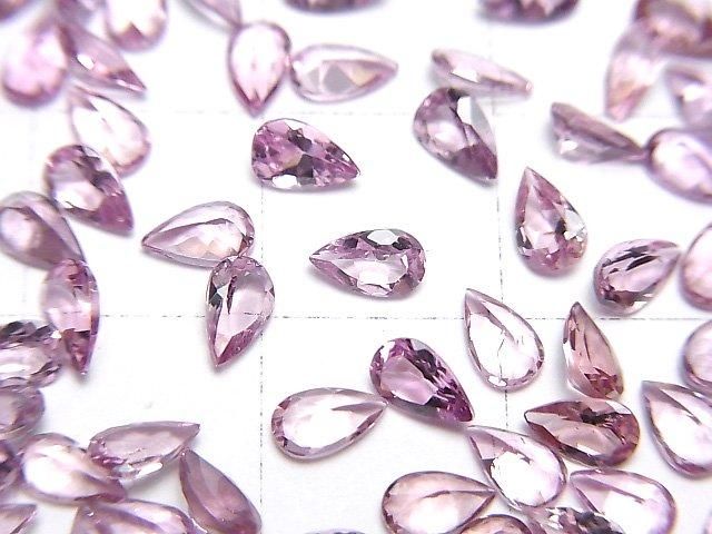 【動画】宝石質カラーチェンジガーネットAAA ルース ペアシェイプファセットカット5×3mm 3粒 サムネイル2