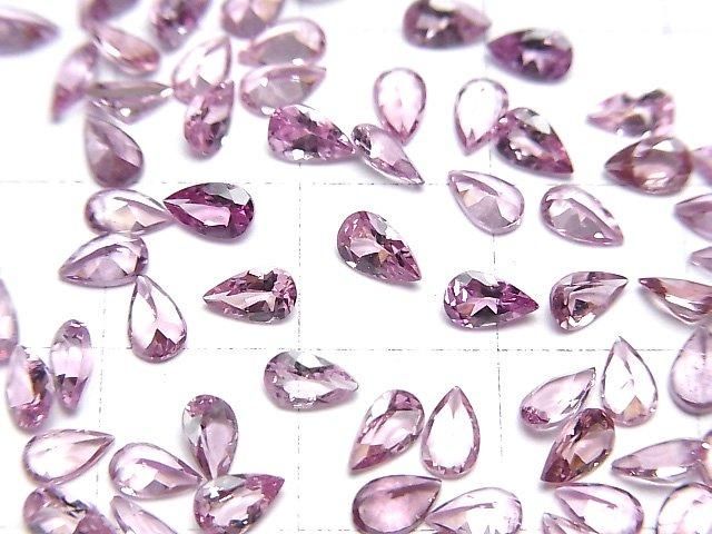 【動画】宝石質カラーチェンジガーネットAAA ルース ペアシェイプファセットカット5×3mm 3粒 サムネイル3