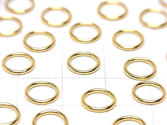 Silver925 丸カン(クローズタイプ) 【4mm】【5mm】【6mm】【8mm】 18KGP 5個 サムネイル2
