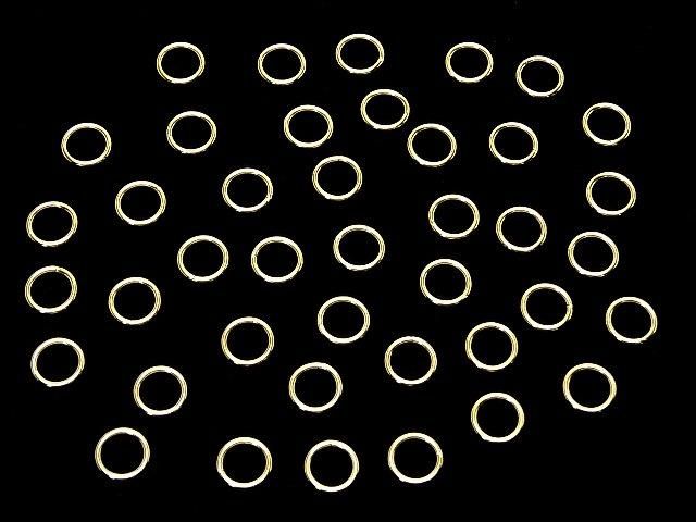 Silver925 丸カン(クローズタイプ) 【4mm】【5mm】【6mm】【8mm】 18KGP 5個 サムネイル4