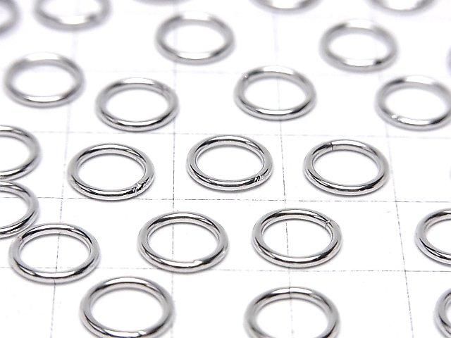 Silver925 丸カン(クローズタイプ) 【4mm】【5mm】【6mm】【8mm】 ロジウム 5個 サムネイル2