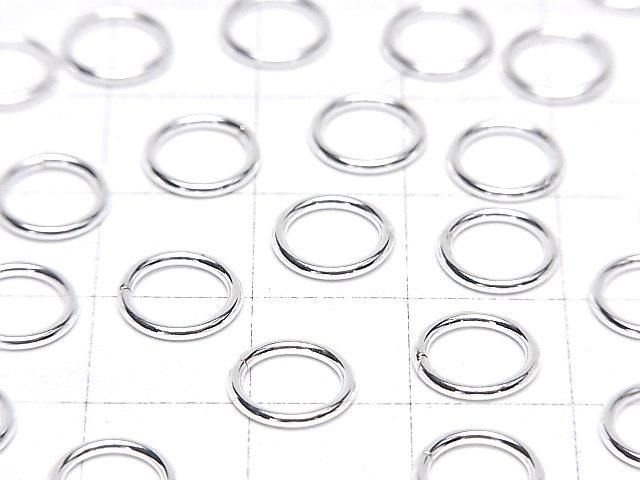 Silver925 丸カン(クローズタイプ) 【4mm】【5mm】【6mm】【8mm】【10mm】 生地 5個 サムネイル2