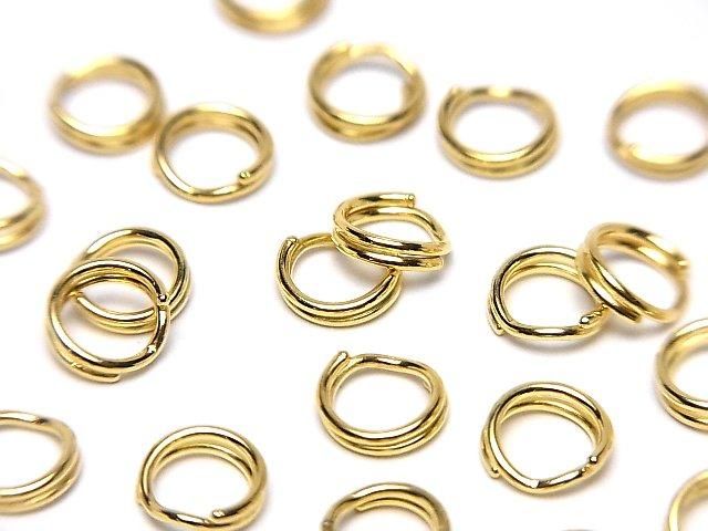Silver925 二重カン【5mm】【6mm】【8mm】【10mm】 18KGP 3個の画像