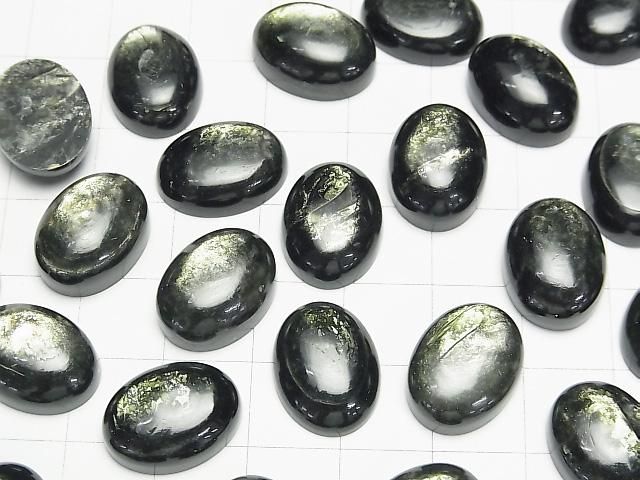 【動画】グリーンマイカAAA オーバル カボション16×12mm 1個 サムネイル3