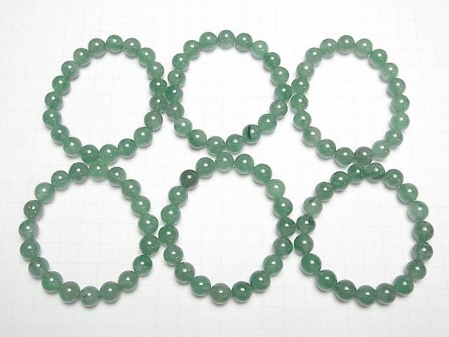【動画】グリーンアベンチュリン ラウンド10mm 1連(ブレス) サムネイル4