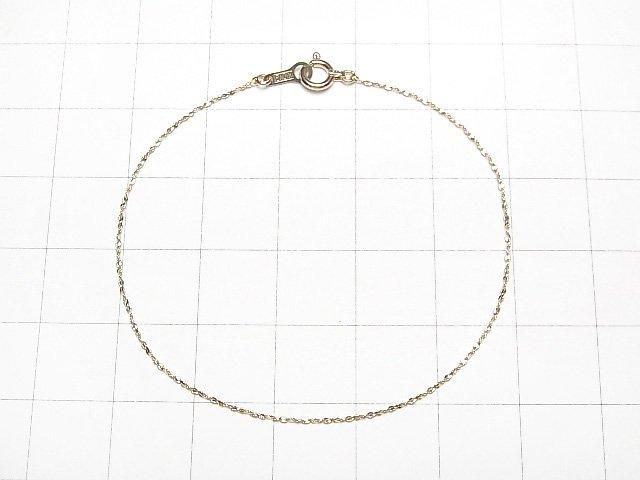 【動画】【K10 Yellow Gold】ツイスト(S字)チェーン 約0.7mm幅 ブレスレット 1本 サムネイル4