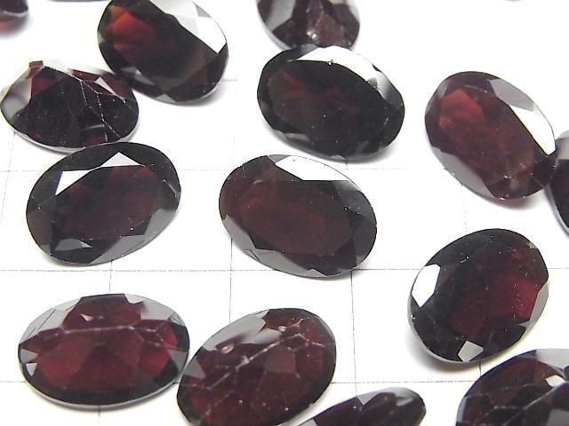 【動画】宝石質モザンビーク産ガーネットAAA- ルース オーバルファセットカット14×10mm 1粒 サムネイル2