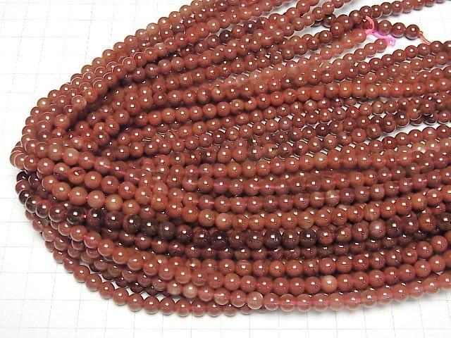 【動画】チベット産アンデシンAA+ ラウンド6mm 半連/1連(約38cm) サムネイル4