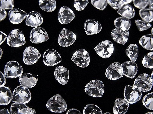 【動画】宝石質ホワイトトパーズAAA ルース マロンファセットカット5×5mm 5粒 サムネイル3