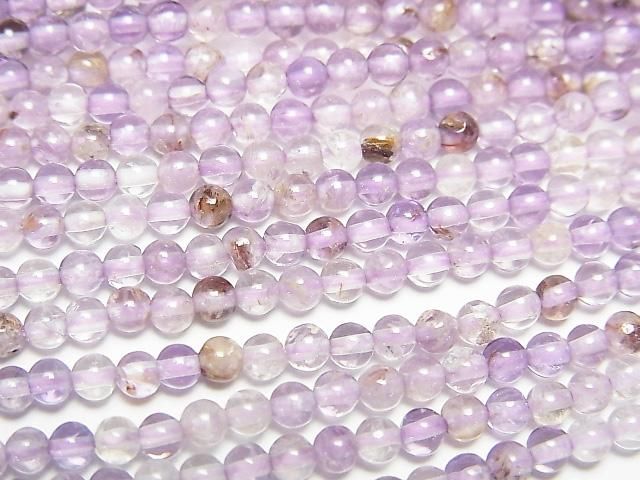 【動画】ガーデンアメジストAA++ ラウンド3mm 1連(約37cm)の画像