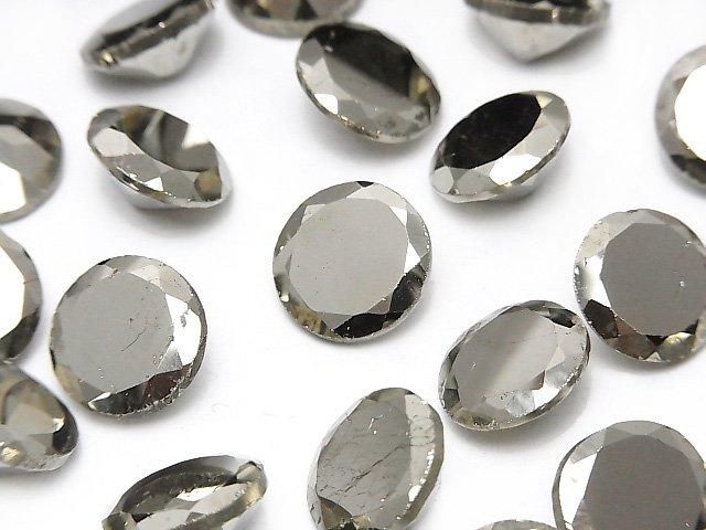 【動画】パイライト ルース ラウンドファセットカット12×12mm 1粒の画像