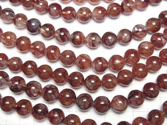 【動画】レッドヘマタイトクォーツAAA ラウンド12mm 半連/1連(約36cm) サムネイル3