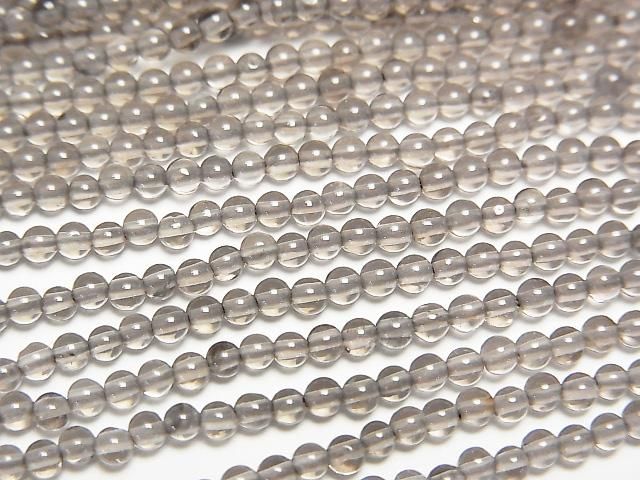 【動画】アイスオブシディアンAAA ラウンド2.5mm 1連(約38cm)の画像