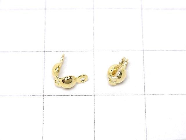 Silver925 ボールチップ3.5mm ダブルループ 【生地】【ロジウム】【18KGP】 5個 サムネイル3