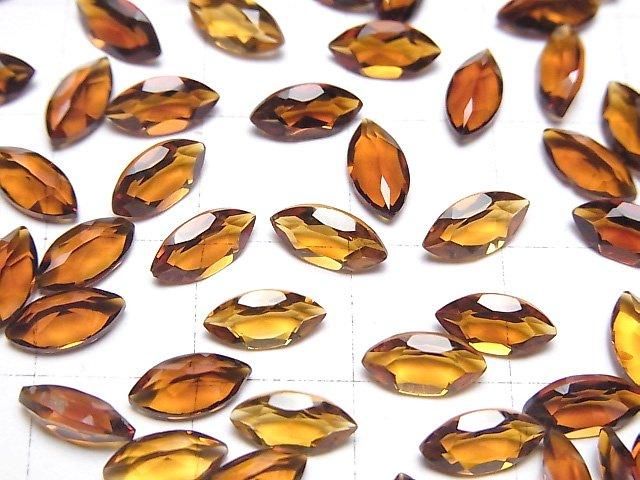 【動画】宝石質マデイラシトリンAAA ルース マーキスファセットカット8×4mm 3粒 サムネイル3