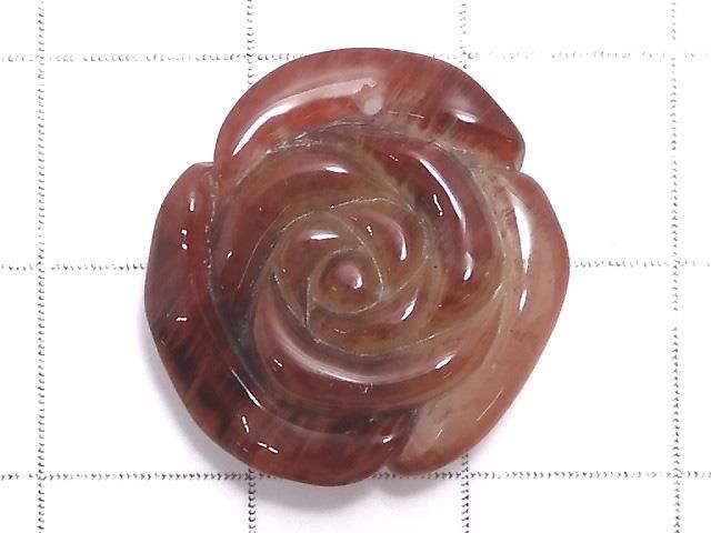 【動画】【1点もの】チベット産アンデシンAAA 薔薇(ローズ) 1個 NO.16 サムネイル2