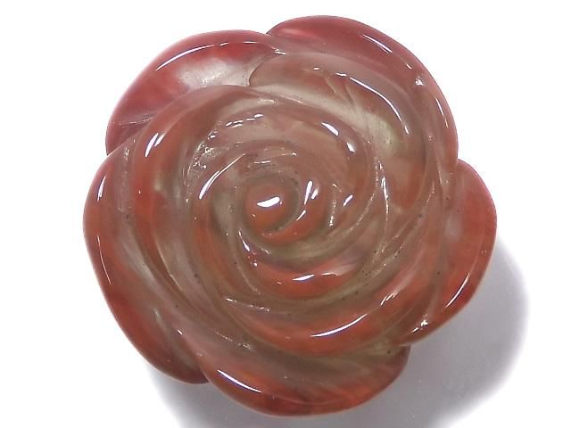 【動画】【1点もの】チベット産アンデシンAAA 薔薇(ローズ) 1個 NO.19の画像