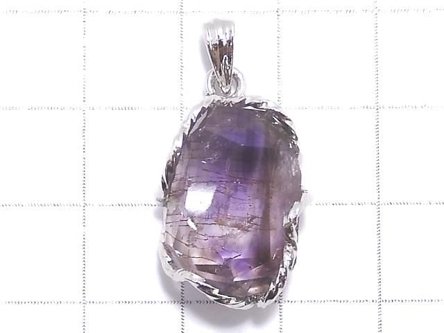 【動画】【1点もの】アメジストエレスチャルAAA ペンダントトップ SILVER925製 NO.3 サムネイル2