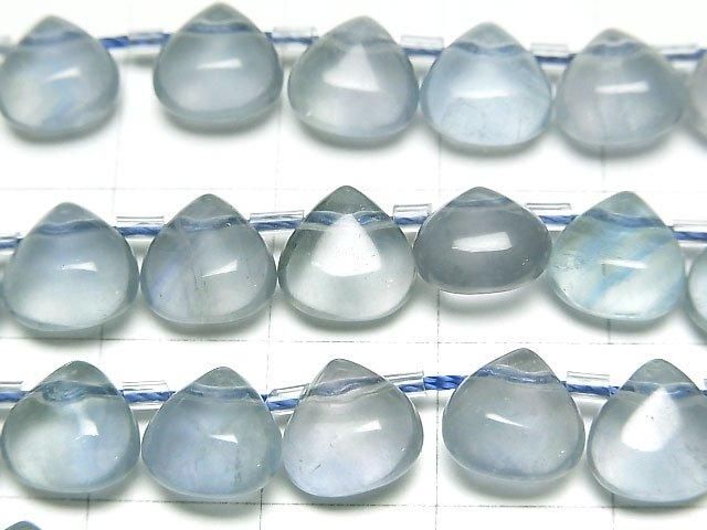 【動画】ブルーグリーンフローライトAA++ マロン(プレーン)8×8mm 1連(約19cm) サムネイル2