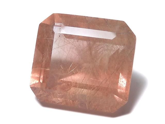 【動画】【1点もの】宝石質ピンクフローライトAAAA ルース ファセットカット 1個 NO.2の画像