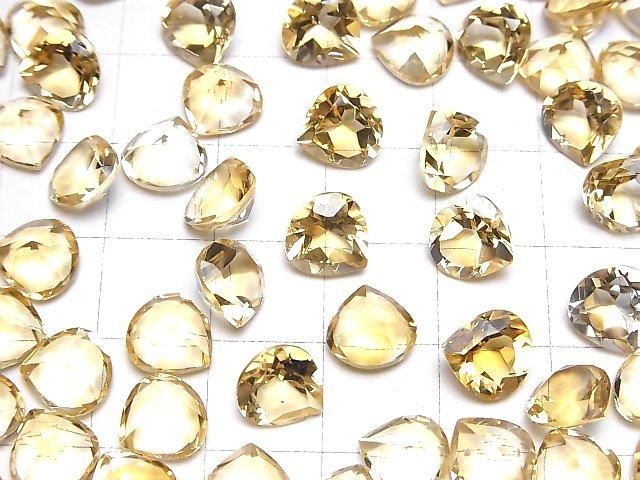 【動画】宝石質シトリンAAA マロンファセットカット8×8mm 5粒 サムネイル4