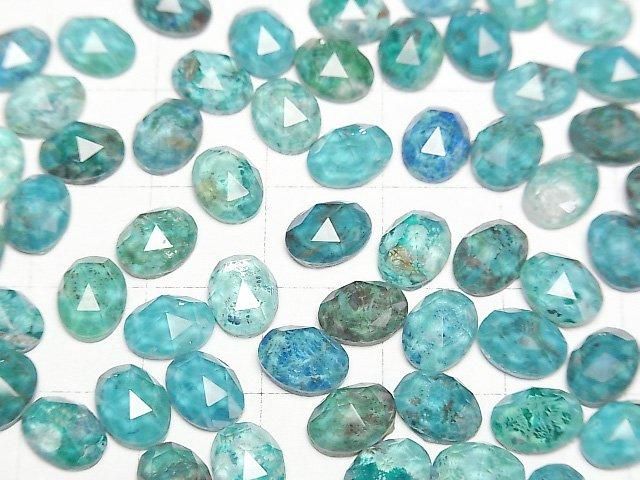 【動画】クリソコラ×クリスタルAAA オーバル ローズカット8×6mm 3個 サムネイル4