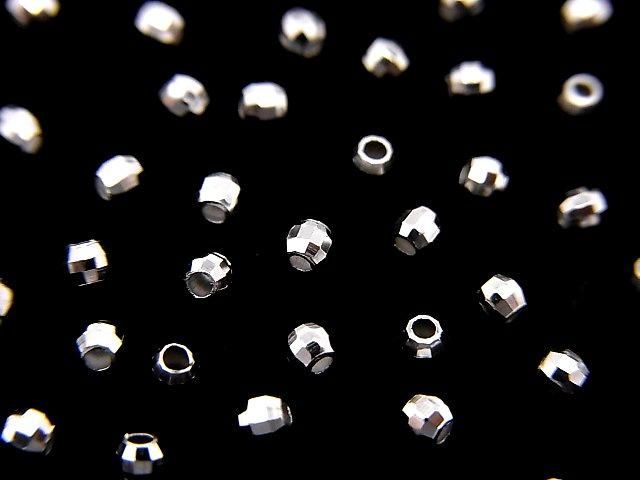 Silver925 ラウンドカット2mm ロジウム 20粒の画像