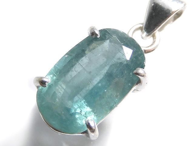 【動画】【1点もの】アクアカイヤナイトAAA- ペンダントトップ SILVER925製 NO.24の画像