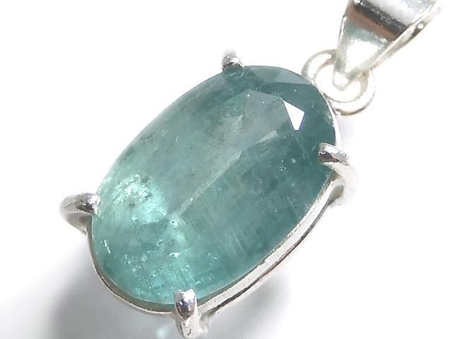 【動画】【1点もの】アクアカイヤナイトAAA- ペンダントトップ SILVER925製 NO.27の画像