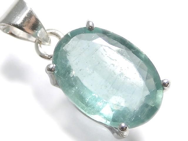 【動画】【1点もの】アクアカイヤナイトAAA- ペンダントトップ SILVER925製 NO.28の画像
