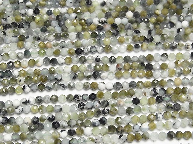 【動画】【素晴らしい輝き】グリーントルマリンAA ラウンドカット3.5mm 1連(約36cm) サムネイル3
