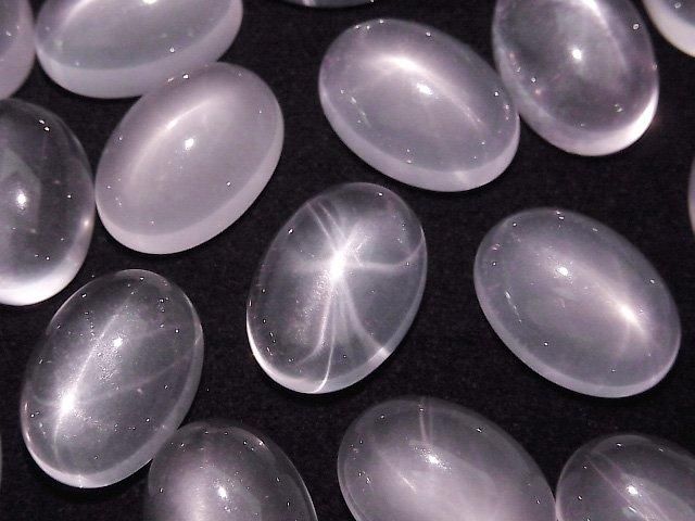 【動画】スターローズクォーツAAA オーバル カボション18×13mm 1個の画像