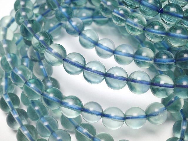 グリーンフローライト ラウンド6mm ブレスレット｜天然石ビーズ