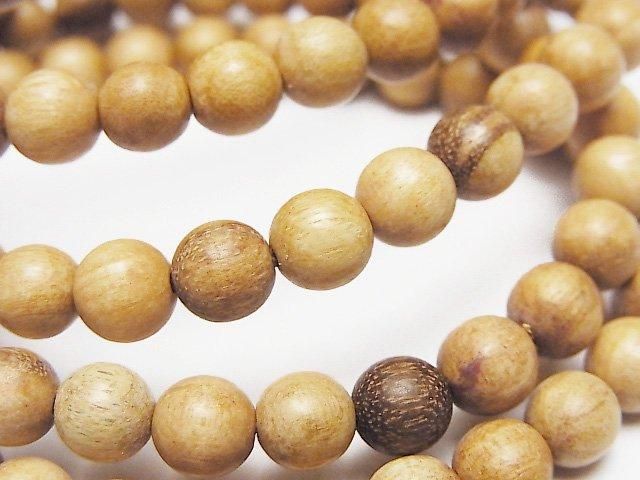 【動画】パロサント ラウンド6mm 1連(ブレス)の画像