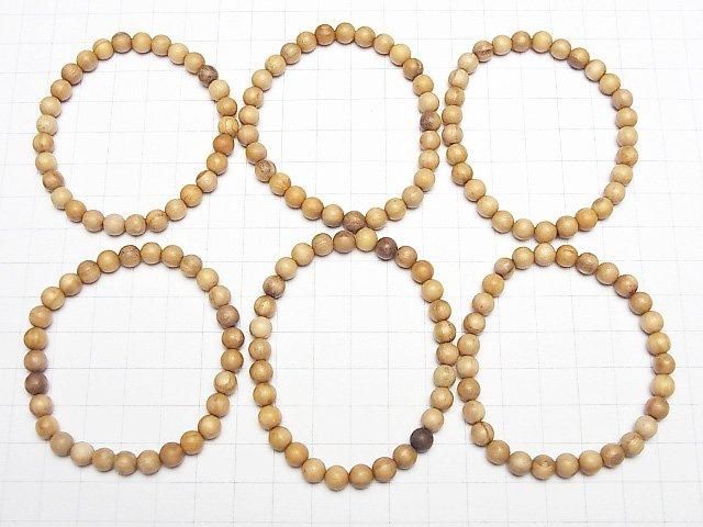 【動画】パロサント ラウンド6mm 1連(ブレス) サムネイル4