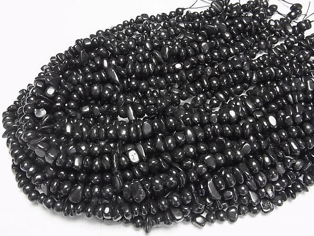 【動画】 シュンガイトAAA ミニタンブル(チップ) 1連(約38cm) サムネイル4