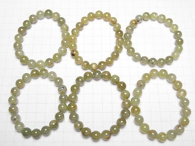 【動画】グリーンガーネットAA+ ラウンド10mm 1連(ブレス) サムネイル4