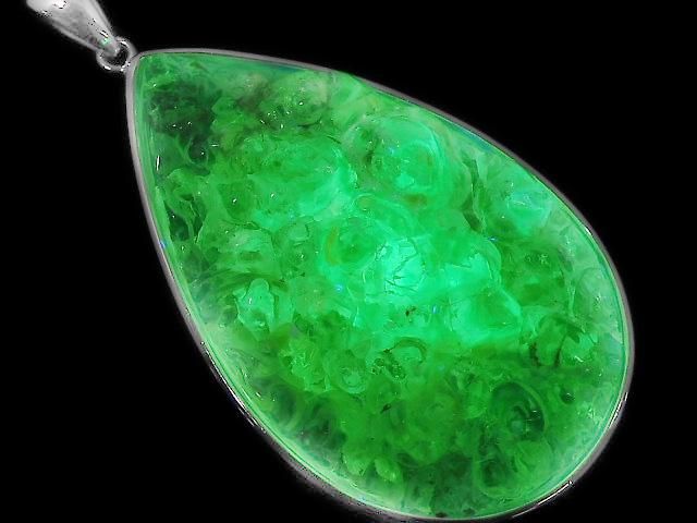 【動画】【1点もの】宝石質ハイアライトオパールAAA- ペンダントトップ SILVER925製 NO.14の画像