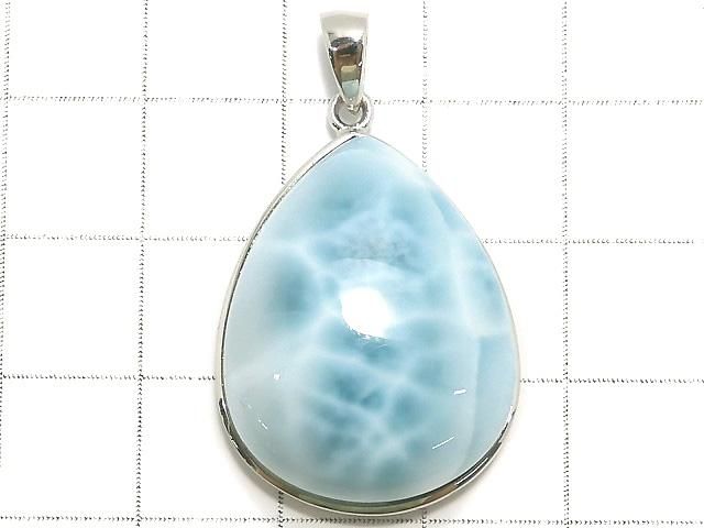 【動画】【1点もの】ラリマーAAA- ペンダントトップ SILVER925製 NO.158 サムネイル2