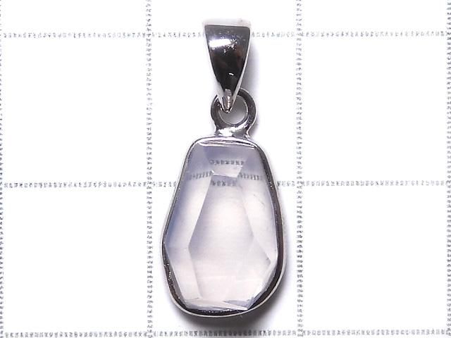 【動画】【1点もの】宝石質スコロライトAAA- カット入りペンダントトップ SILVER925製 NO.129 サムネイル2