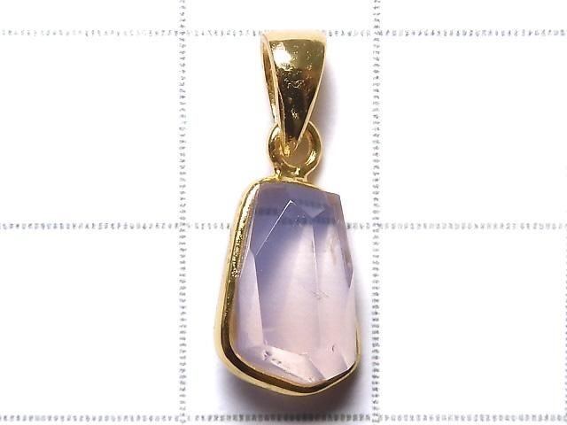 【動画】【1点もの】宝石質スコロライトAAA- カット入りペンダントトップ 18KGP製 NO.135 サムネイル2