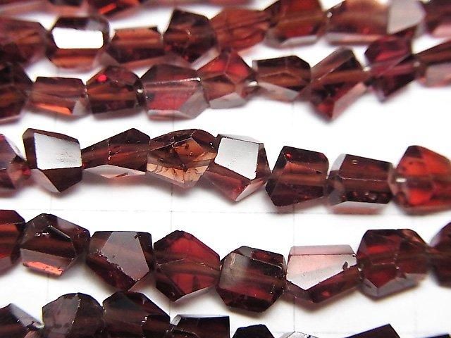 【動画】宝石質モザンビークガーネットAAA- タンブルカット 半連/1連(約18cm) サムネイル2
