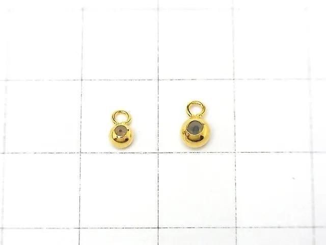 Silver925 դ饤ɥܡ 3mmۡ4mm 18KGP 5 ͥ2