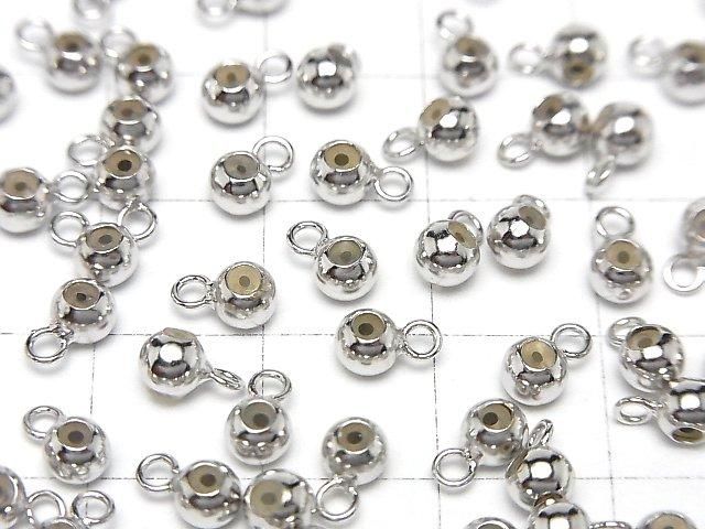Silver925 カン付きスライドボール 【3mm】【4mm】 ロジウム 5個 サムネイル3