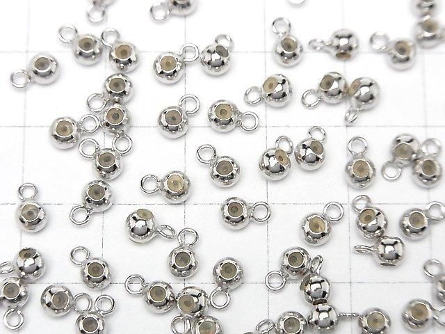 Silver925 カン付きスライドボール 【3mm】【4mm】 ロジウム 5個 サムネイル4